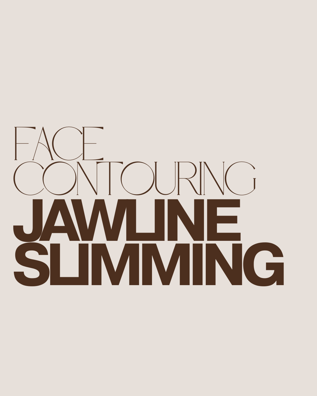 Face Contouring — Jawline Slimming