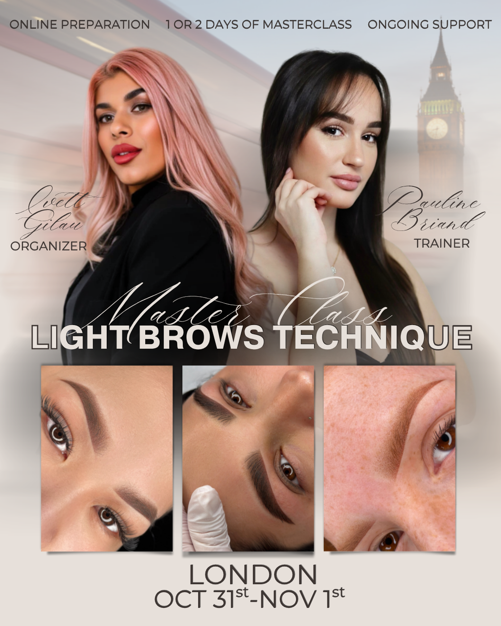 LIGHT BROW MASTERCLASS with Pauline Briand