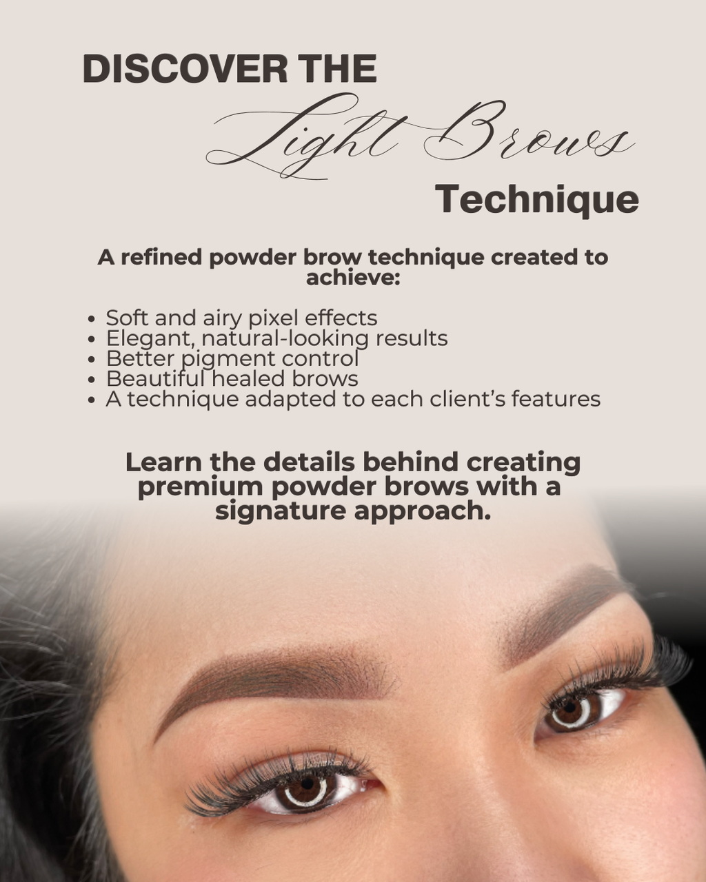 LIGHT BROW MASTERCLASS with Pauline Briand