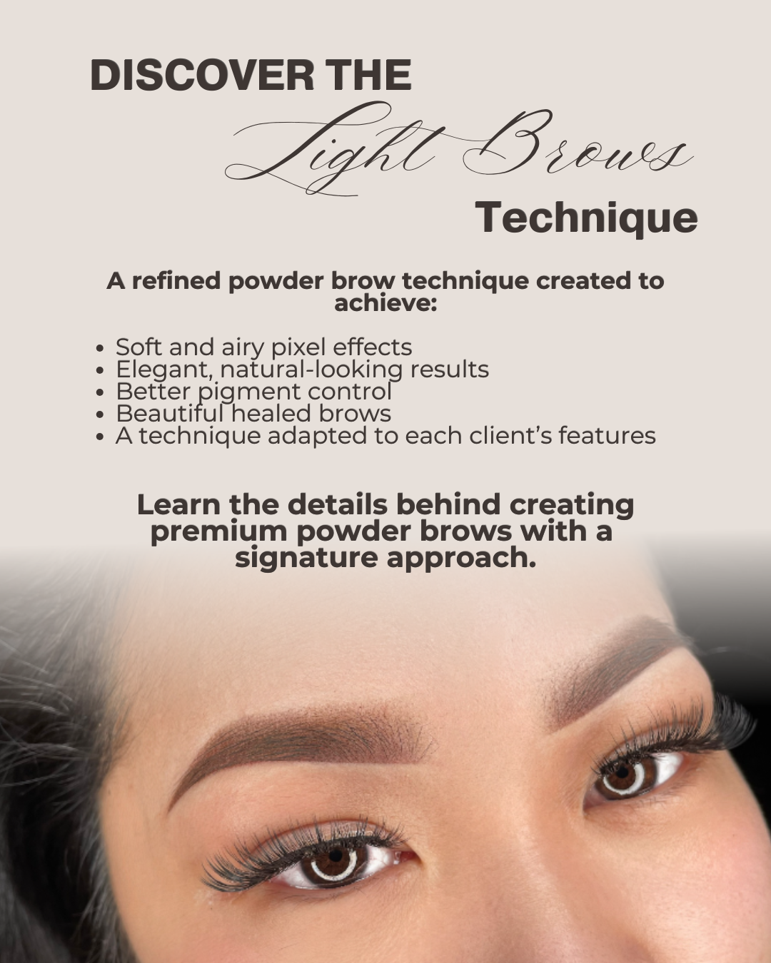 LIGHT BROW MASTERCLASS with Pauline Briand