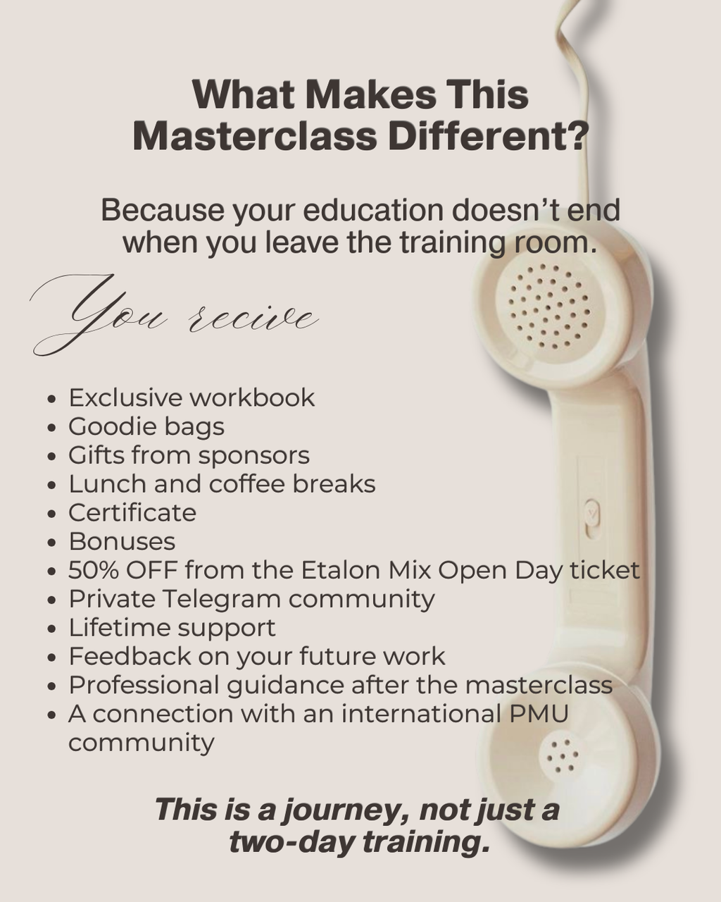 LIGHT BROW MASTERCLASS with Pauline Briand