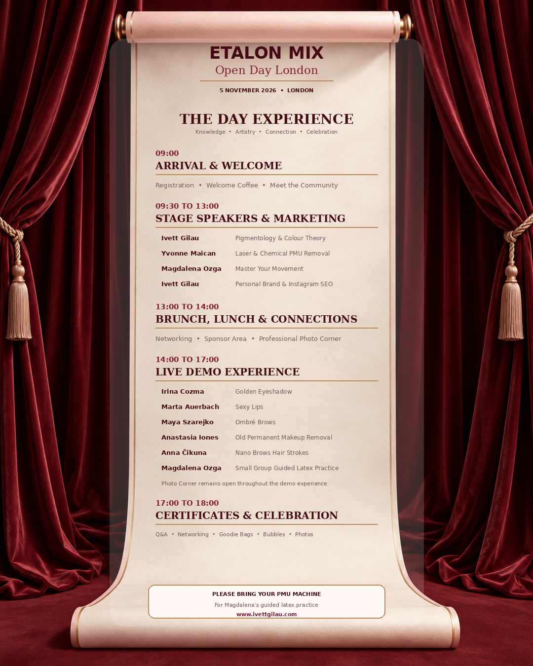 ETALON MIX X Ivett Gilau OPEN DAY | LONDON